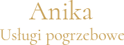 Anika usługi pogrzebowe - Logo